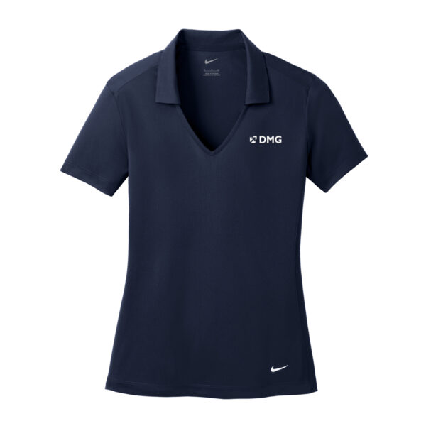 Nike Ladies Dri-FIT Vertical Mesh Polo - Image 2