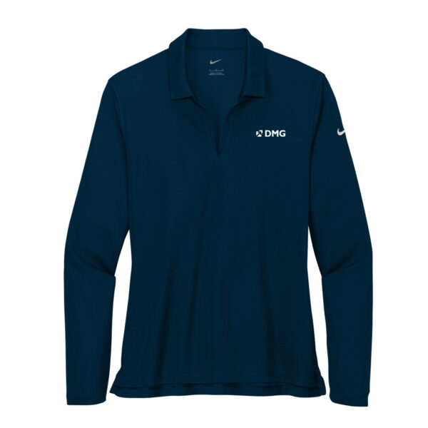 Nike Women's Dri-FIT Micro Pique 2.0 Long Sleeve Polo
